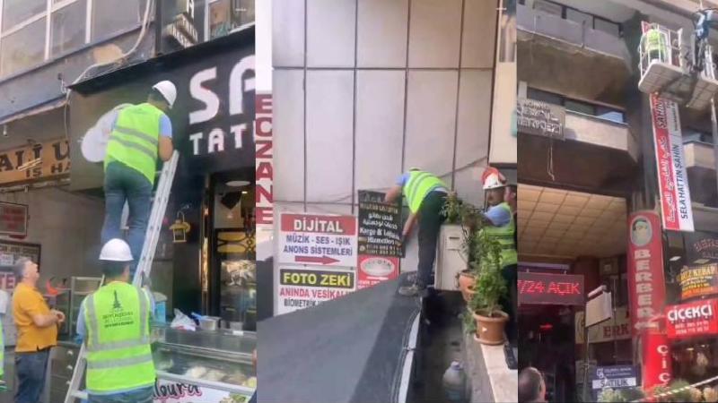 İzmir’de Arapça tabelalar indirildi, Başkan Soyer “gereğini yapıyoruz” dedi