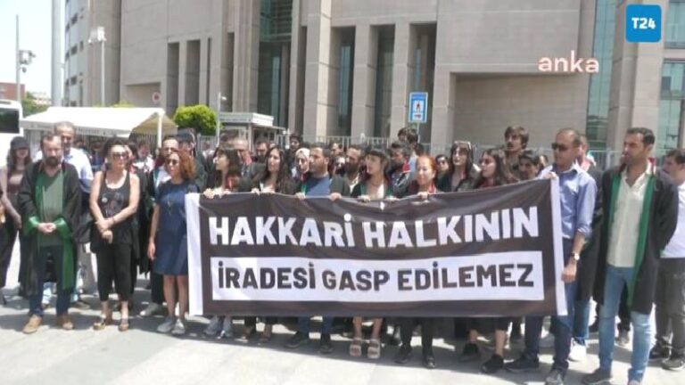Çağlayan’da kayyım protestosu: Siyasal iktidarı ve yargı organlarını halkın iradesine saygı duymaya çağırıyoruz!