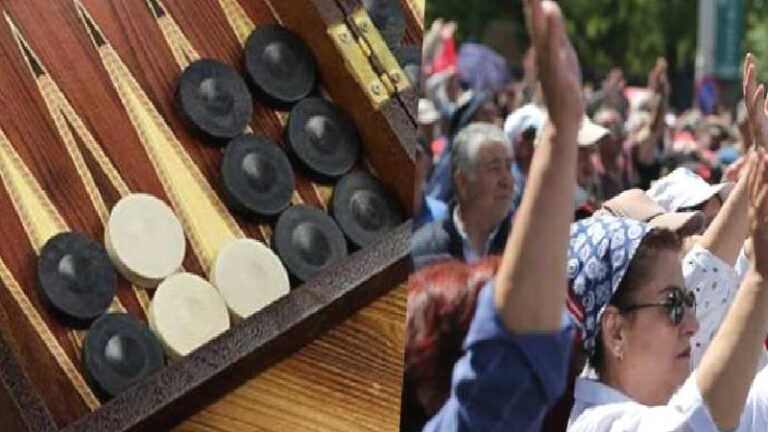 Emekliler, “tavlaya zar atarak” hükümetten talepte bulunacak