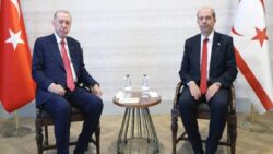 Cumhurbaşkanı Erdoğan, KKTC Cumhurbaşkanı Ersin Tatar ile görüştü