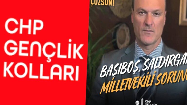 CHP Gençlik Kolları’ndan Alpay Özalan’a: Başıboş saldırgan milletvekili sorunu
