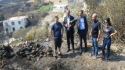 CHP heyeti yangın bölgesinde incelemelerde bulundu