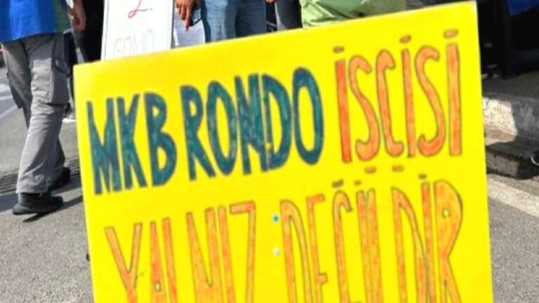 Tuzla’daki MKB Rondo işçileri grevde: Birleşe birleşe kazanacağız