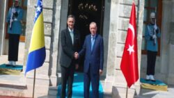 Erdoğan ve Bosna Hersek Devlet Başkanlığı Konseyi Başkanı Becirovic’ten ortak basın açıklaması