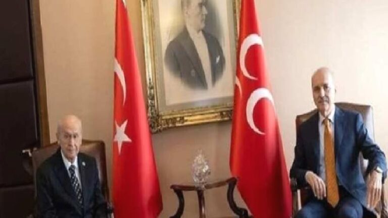 TBMM’de Kurtulmuş ile Devlet Bahçeli arasında sürpriz görüşme
