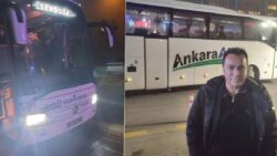 Yolcu otobüsünün şoförü bayıldı; direksiyon başına geçen polis faciayı önledi