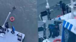 Haliç Metro Köprüsü’nden düşen kişi kurtarıldı