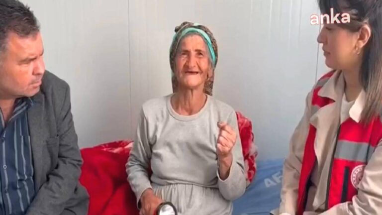 Karakütük köyü muhtarı Pala: Yalnız yaşayan Şerife ninenin ihtiyaçları düzenli olarak karşılanmaktadır