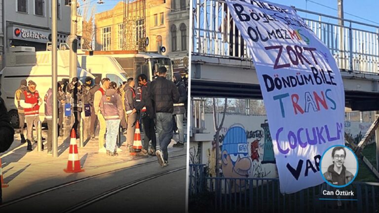 LGBTİ+’lardan ters köşe eylem; polis Tünel’de toplandı, eylem Ayrılıkçeşmesi’nde yapıldı: Bizimle baş edemeyeceksiniz, nanik!