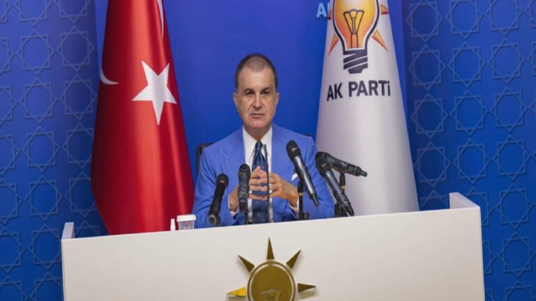 AKP Sözcüsü Ömer Çelik: Çatışmaların çözümü için Türkiye güvenilir adres