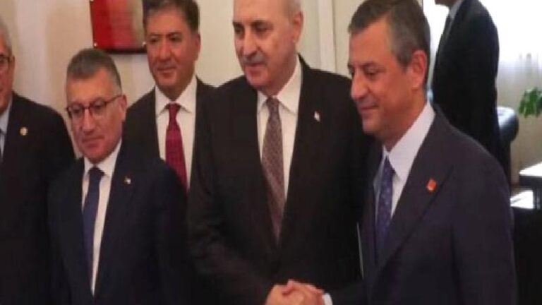 TBMM Başkanı Numan Kurtulmuş, CHP Genel Başkanı Özgür Özel’i ziyaret ediyor