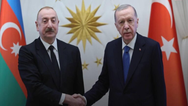 Cumhurbaşkanı Erdoğan, Azerbaycan Cumhurbaşkanı Aliyev ile görüştü