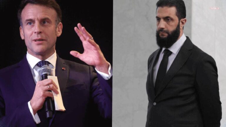 Macron ve Colani, İsrail’in Suriye’ye saldırıları ve mezhep gerilimini görüştü