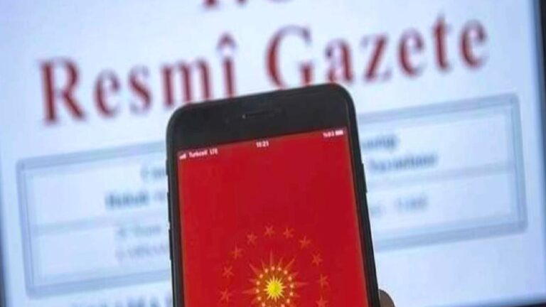 Resmî Gazete’de bugün (6 Ağustos 2025 Resmî Gazete kararları)