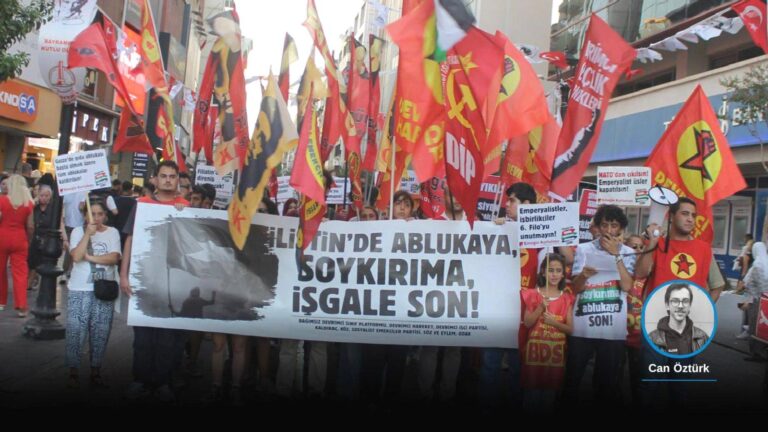 Filistin eyleminde basın açıklaması okuyan kişi hakkında “Cumhurbaşkanına hakaret”ten tutuklama kararı: Konuşmanın içindeki ifadeler cımbızlanarak koyulmuş