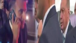 Macron’dan sonra Erdoğan da Trump’ın konvoyunu beklemek zorunda kaldı