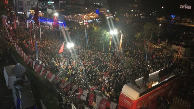 CHP’nin Sarıyer’deki “Millet İradesine Sahip Çıkıyor” mitingine yoğun katılım: Türkiye’nin değişmesini istiyoruz; artık yoksulluk çekmek istemiyoruz