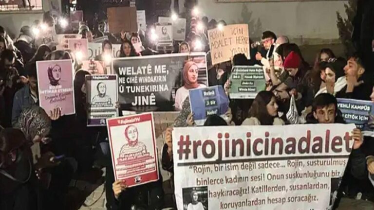 Van Yüzüncü Yıl Üniversitesi öğrencileri Rojin Kabaiş eyleminin 5’inci gününde: “Otopside rektörün ne işi var?”