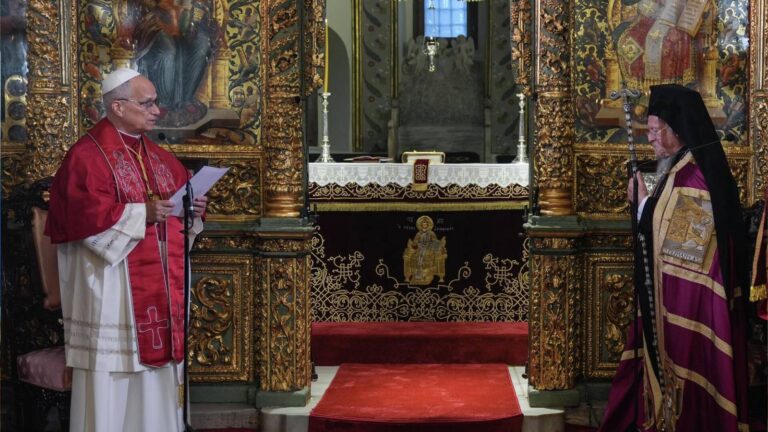 Papa 14. Leo’nun İstanbul’daki üçüncü durağı, Fener Rum Patrikhanesi oldu