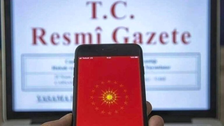 Resmî Gazete’de bugün (7 Kasım 2025 Resmî Gazete kararları)
