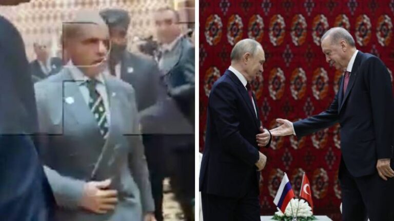 40 dakika bekletildi; Pakistan Başbakanı, Erdoğan-Putin görüşmesine izinsiz girdi! İşte o anlar…