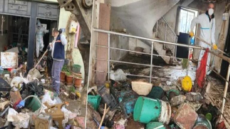 Bursa’da bir evden 9 kamyon çöp çıkarıldı