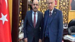 Suriye Türkmen Meclisi Başkanlığına seçilen Abdurrahman Mustafa’ya Bahçeli’den tebrik telefonu