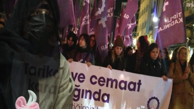 TİP’li kadınlardan Kadıköy’de eylem: Fatma Nur’a kulak verilmedi, “Yaşamak istiyoruz” çığlığını duymadılar!