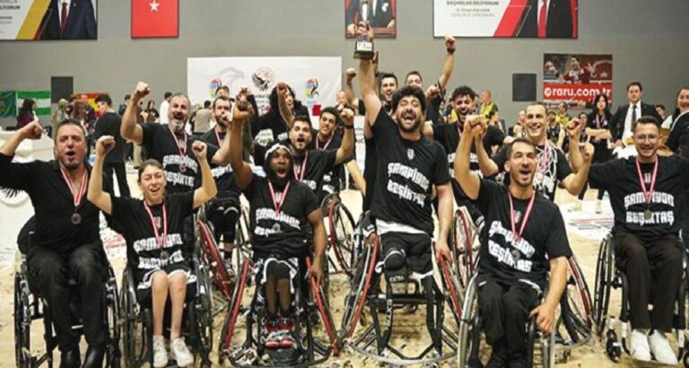 Beşiktaş Tekerlekli Basketbol Takımı Avrupa Kupası 3’te şampiyon oldu