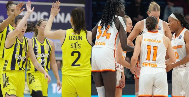 Fenerbahçe ile Galatasaray, Avrupa’da Türk finali için parkeye çıkıyor