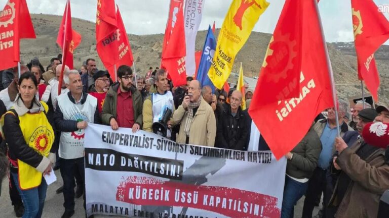 Kürecik’te “NATO” protestosu: Emperyalist siyonist saldırganlığa hayır, Kürecik Üssü kapatılsın