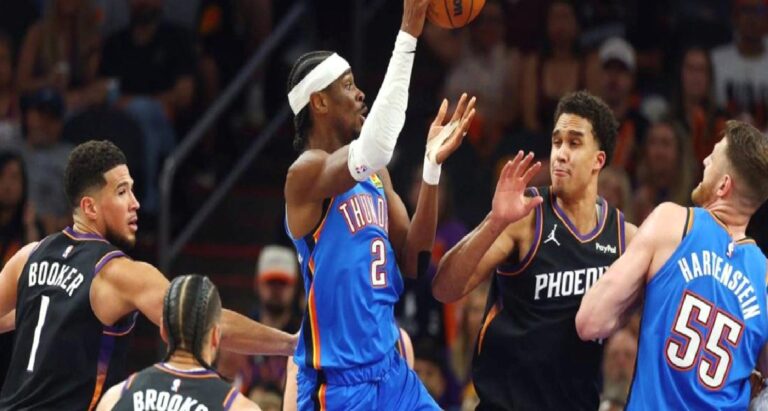 NBA play-off’larında Suns’ı 4-0’la geçen Thunder konferans yarı finaline yükseldi