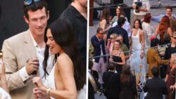 “Şehir tema parkı gibi oldu”: Dua Lipa ve Callum Turner’ın üç günlük düğünü Palermo’yu ikiye böldü