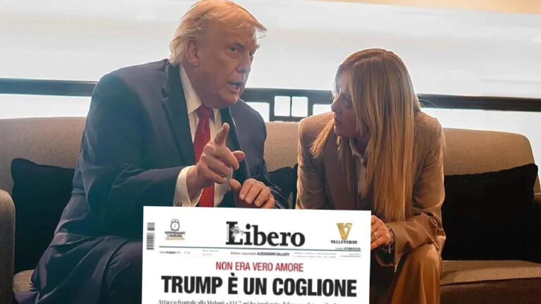 Trump’ın “Fotoğraf için yalvardı” açıklamasından sonra İtalyan gazeteden sert manşet: Tam bir aptal