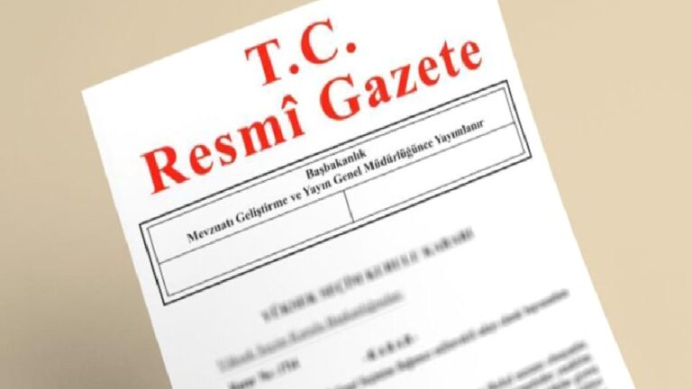 Resmi Gazete’de bugün (06.07.2026)